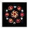 Stupell Industries Seashells & Tulips Symmetry Wall Plaque, design by Beth Adoette